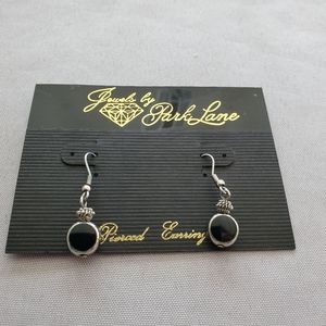Premier design silver and onyx earrings